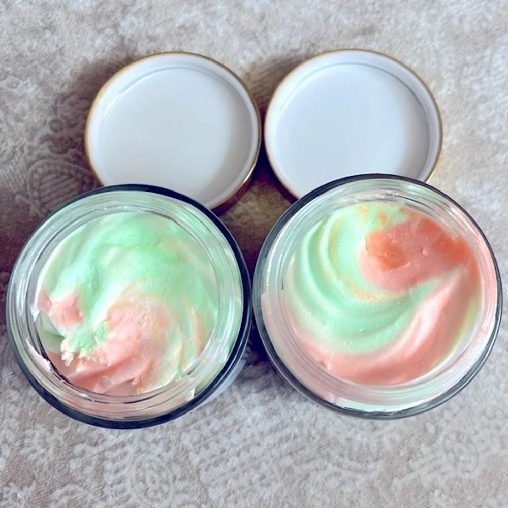 Brand New Set of 2 Truly Nice Melons Whipped Boob Butter Smooth Taut Moisturizer